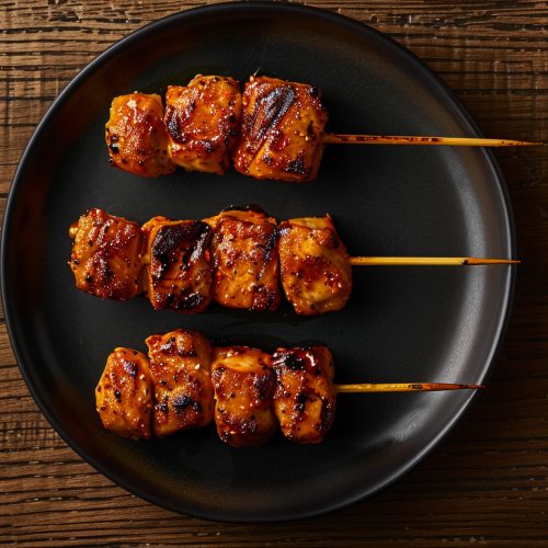Hariyali Chicken Tikka, selective focus